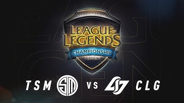 TSM vs. CLG - Week 9 Game 1 | NA LCS Summer Split | TSM  vs. Counter Logic Gaming (2017)