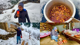 Cooking For Whole Village | Cooking in a Mountain Village | Mountain Village Life | Mubashir Saddiqu