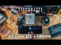 ELZ_1 play V2 + CyDrums | Stegonaute Live Composition