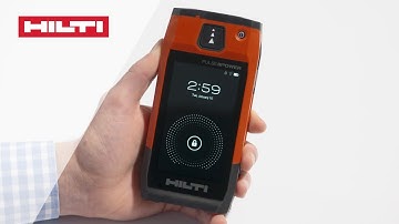 HOW TO start your Hilti PD-C / PD-CS distance laser measurer