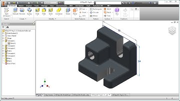 Inventor Tutorial with Isometric Sketches - Advanced part 1