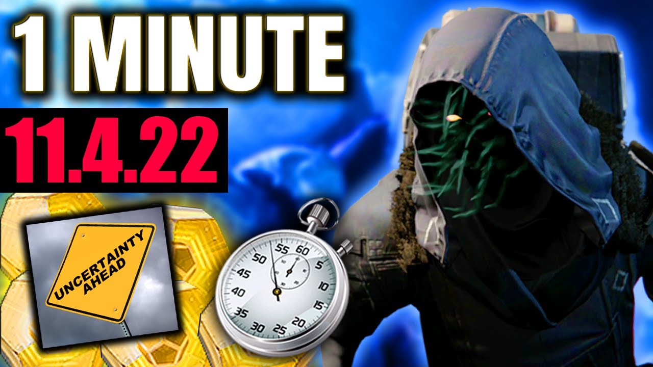 ⚠️GOD ROLL!  MAYBE.  DEFINITELY, MAYBE  (Xur in 1 MINUTE! - 11.4.22)