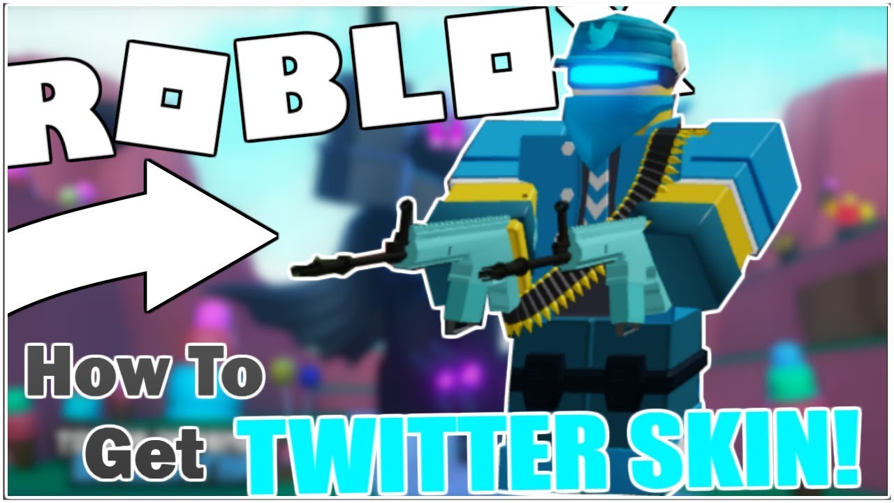 CODE FOR THE TWITTER MINIGUNNER SKIN IN TOWER IN TOWER DEFENSE SIMULATOR ROBLOX YouTube