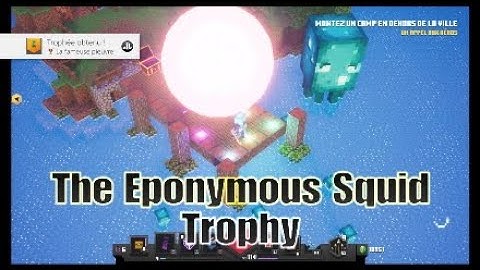 Minecraft Dungeons : The Eponymous Squid Trophy (DLC Echoing Void)
