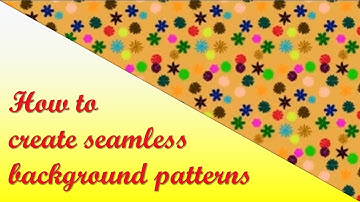 Adobe Illustrator CC Tutorial - Create seamless pattern | Create seamless background patterns