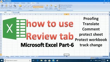 How to Use MS excel Review Tab  | Complete Excel Review Tab Explain | hindi
