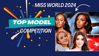 Miss world top model competition #missworld #missworld2024