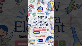 Back To School Doodle Canva Element https://www.canva.com/p/yusufsangdes/ #canvaelement #canva