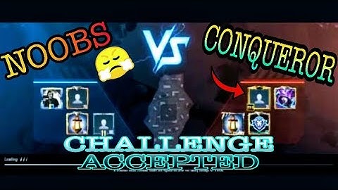 😤Noob vs conqueror tdm match Pubg Mobile best gameplay challenge accepted!