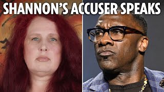 Shannon Sharpe rape accuser trembles as she reveals new details of 'attack'