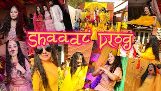 ♥️ Shaadi vlog Part 1 ♥️ | Haldi and Sangeet | My sister's wedding | Mitali Sharma