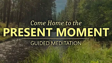 COME HOME TO THE PRESENT MOMENT - Guided Mindfulness Meditation Practice