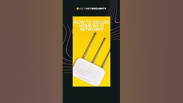 How to secure home Wi-Fi network #cybersecurity #security #tips #wifi #shorts