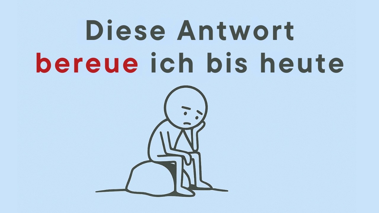 Du erstarrst jedes Mal, wenn dich jemand beleidigt? Dann schau dir das hier unbedingt an!