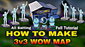 How To Make 3v3 WOW Dynamic Map | No Room Card Map | Wow 3v3 Without Room Card Map | PUBG Bgmj