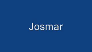 Video thumbnail of "Josmar Me marchare"
