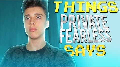 Things PrivateFearless Says...