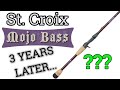 St croix mojo bass casting rod after 3 years of use