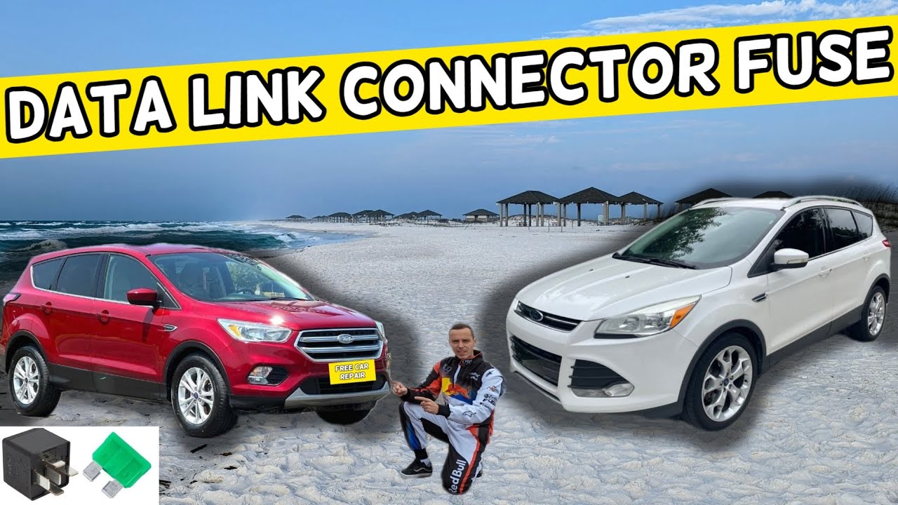 FORD ESCAPE DATA LINK CONNECTOR FUSE LOCATION 2013 2014 2015 2016 2017
