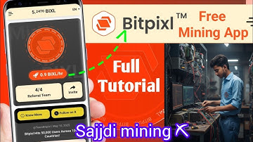 Bitpixl New Free Mining App || New Crypto Mining App || New Free Mining 2025