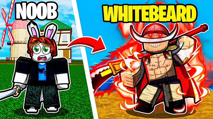 Upgrading NOOB to GOD Whitebeard in Blox Fruits