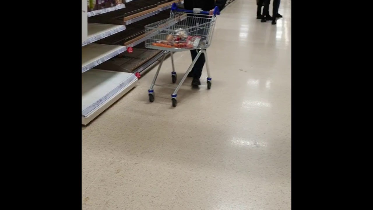 Yate Tesco coronavirus panic buying aftermath