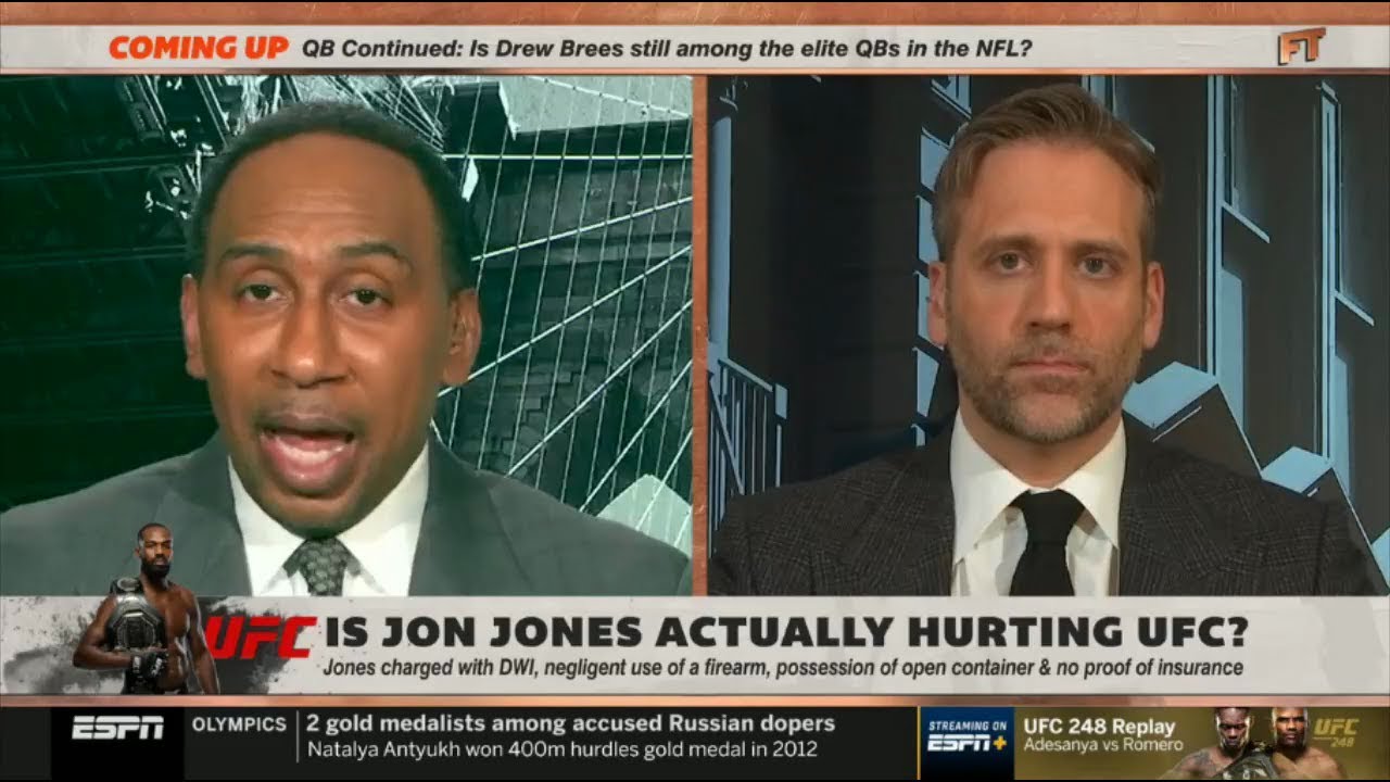 ESPN FIRST TAKE | Stephen A. Smith & Max DEBATE: Is Jon Jones actually hurting UFC?