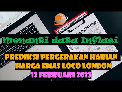 Prediksi harian pergerakan harga emas Loco London 13 Februari 2023 dengan XAUUSD