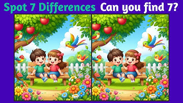 Find 7 Differences | Spot All 7 Differences If You Can! @looknwin 