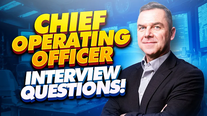 Chief Operating Officer (COO) Interview Questions and Answers! (The BEST COO Interview ANSWERS!)
