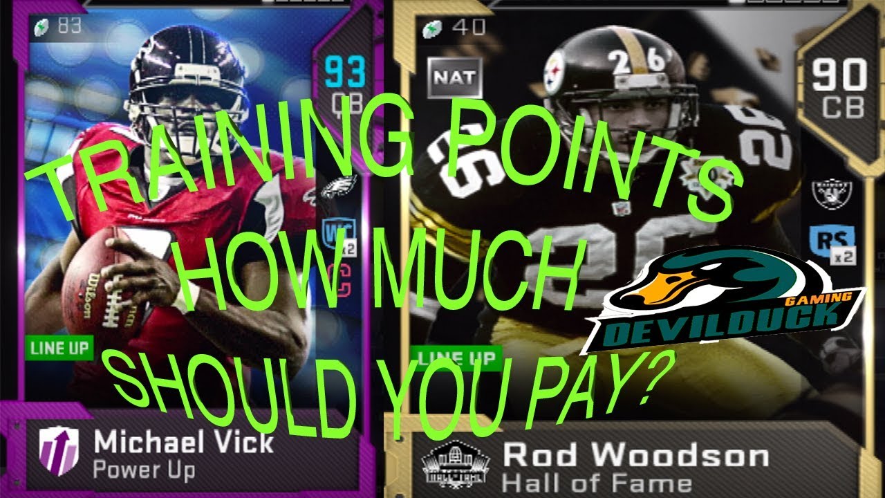 TRAINING POINTS TIPS: HOW MUCH SHOULD YOU PAY? MADDEN 19 MUT TIPS