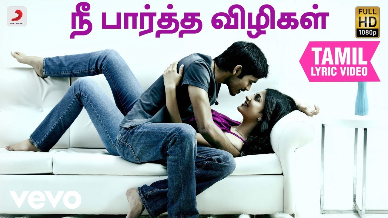 3   Nee Partha Villiyam Tamil Lyrics  Dhanush