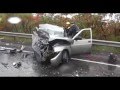 Subaru Уничтожил ВАЗ в Лобовом Столкновении.