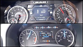 2022 RAM 6 4L HEMI V8 VS FORD F250 7.3L V8 GAS!