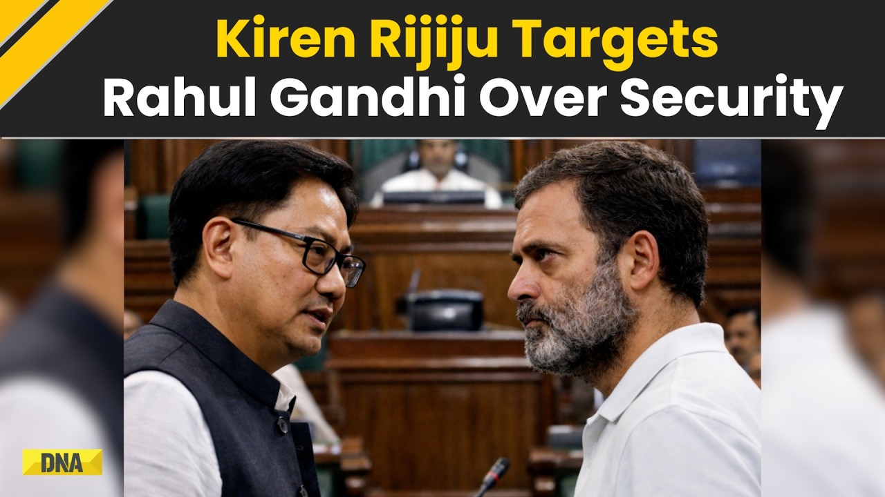 Rahul Gandhi News: Kiren Rijiju Attacks Rahul Gandhi Over India’s National Security