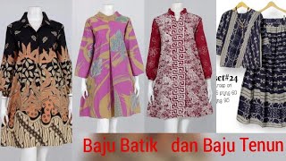 Model Baju Batik , Tunik Batik Dan Model Baju Tenun