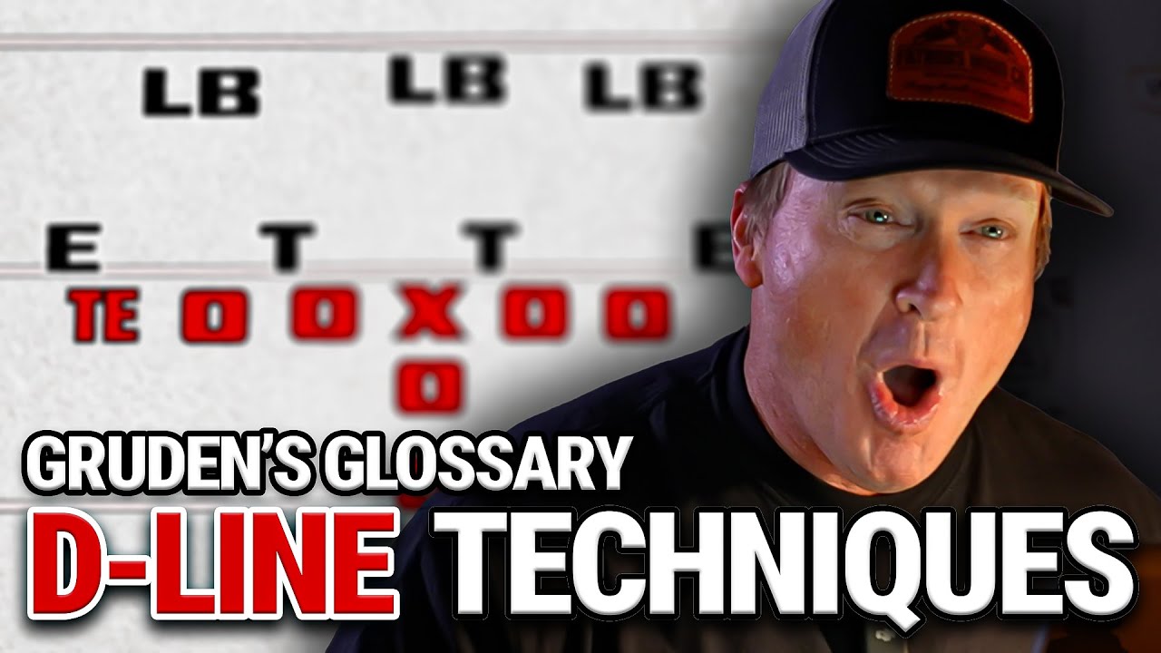 Gruden Explains D-line Techniques | Grudens Glossary