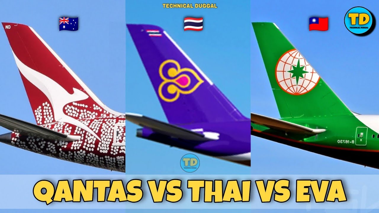 Qantas Airways Vs Thai Airways Vs Eva Air Comparison 2022!
