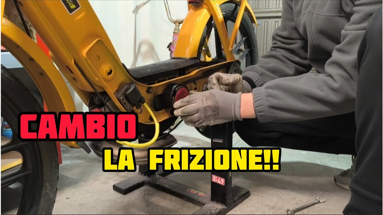 Cambio la frizione con una vecchia, con prova piaggio ciao 
