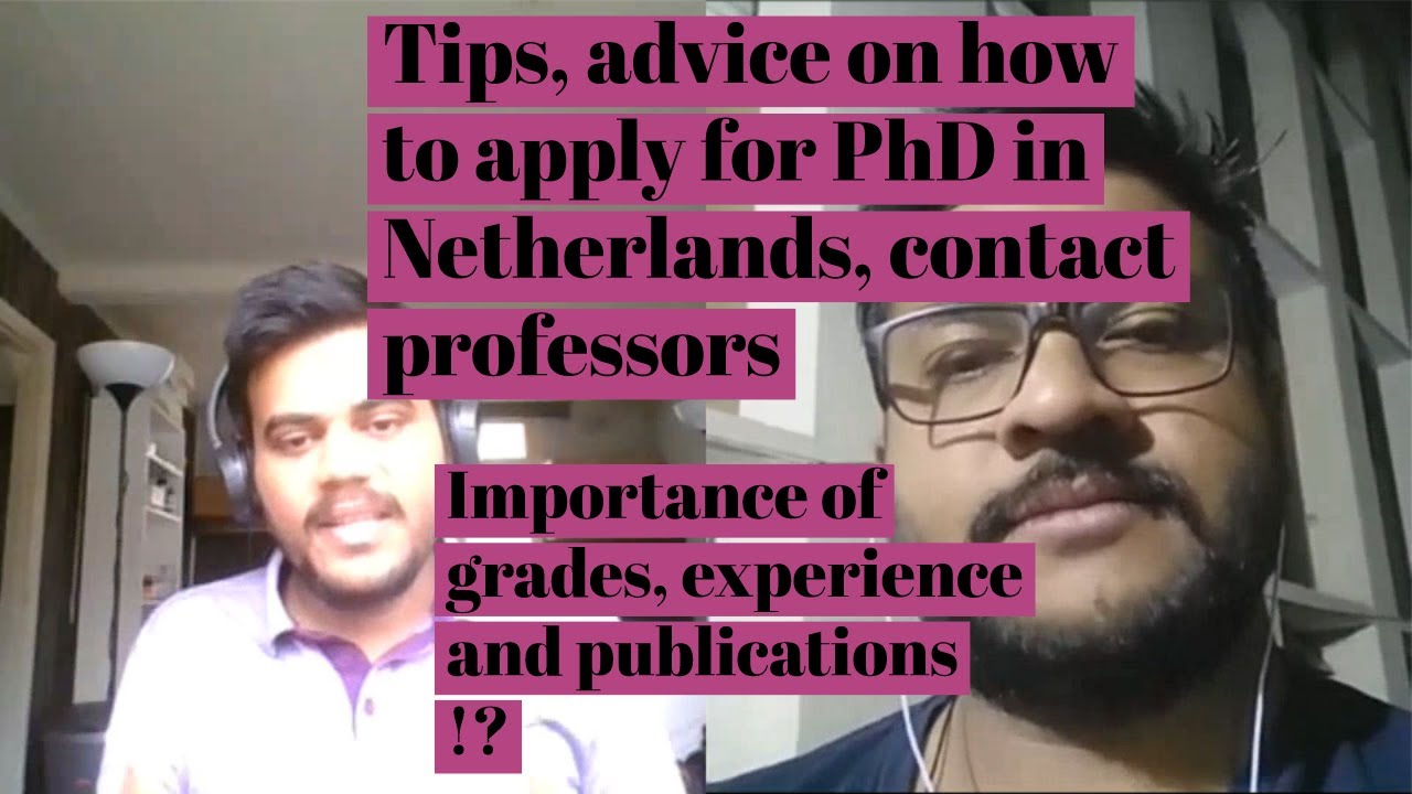 phd in netherlands for indian students