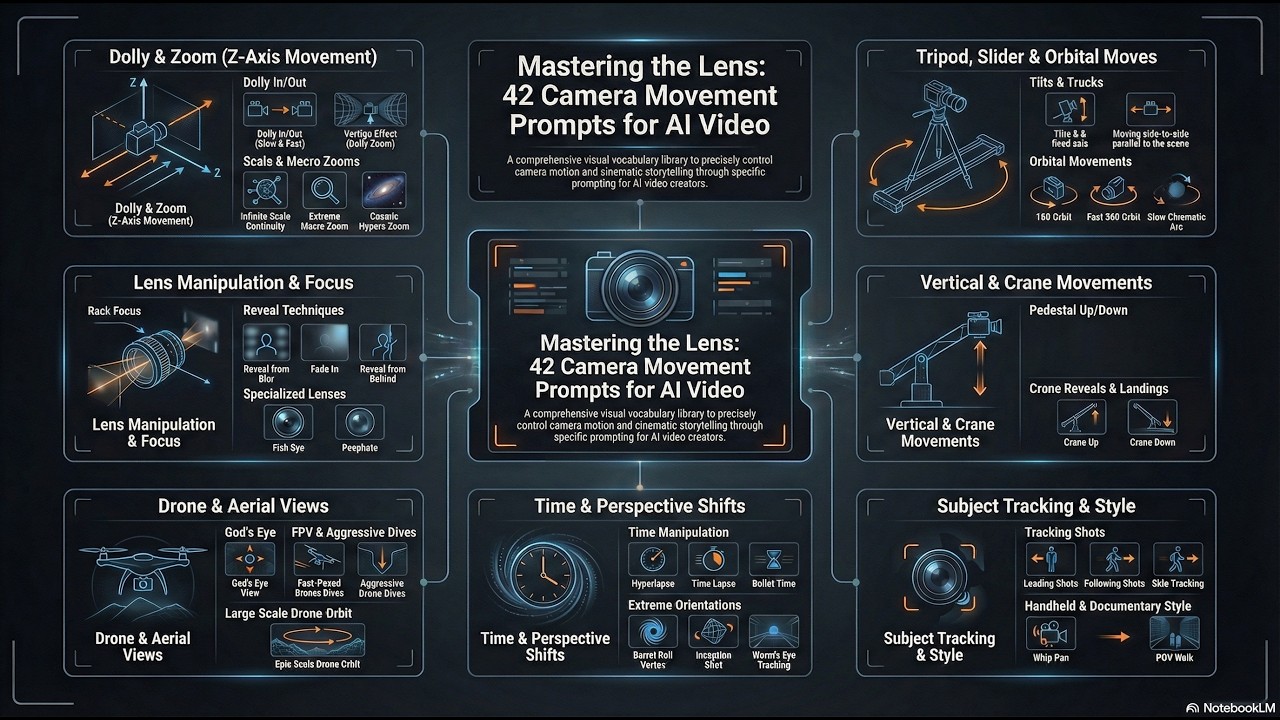 Mastering AI Video: 42 Essential Camera Movement Prompts Visualized 🎥 ...