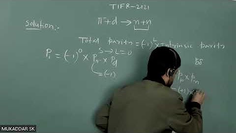 TIFR-2021 Particle Physics solution