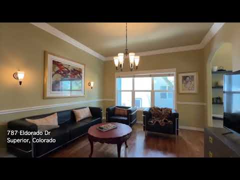 787 Eldorado Dr., Superior, CO home video tour