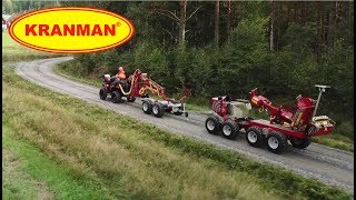 Kranman kör vindfäller Processor P25 och T1750 med Polaris 570 SP