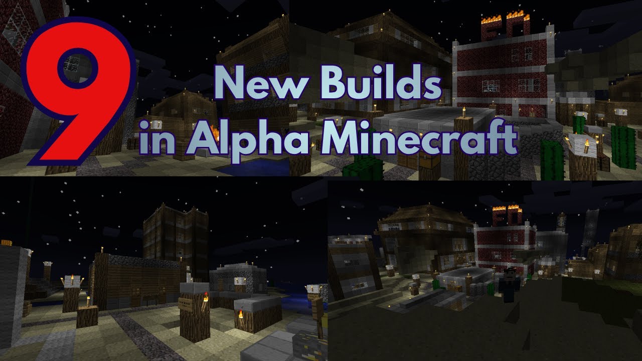 9 New Builds in my Alpha Minecraft City! - YouTube