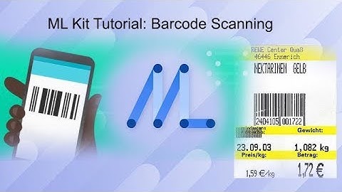 Demo | ML Kit Tutorial: How to recognize and decode barcodes(Barcode Scanning)
