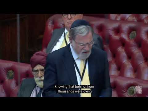 Rabbi Sacks on worldwide antisemitism (House of Lords, 20th June 2019)