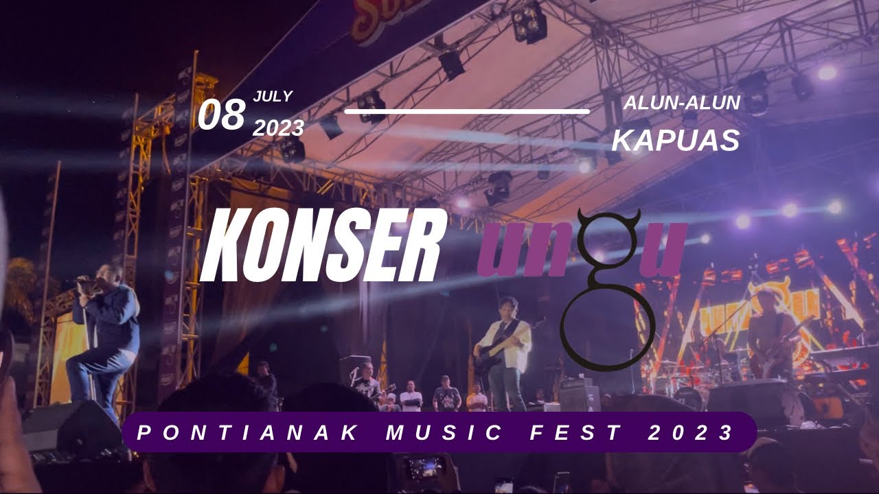 [LIVE] Penampilan Pasha 'Ungu' saat Konser Band UNGU dalam acara Pontianak Music Fest 2023 #part1