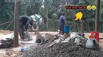 Một Ngày Đi Làm Công Việc Xây Nha 😁😅#vlog