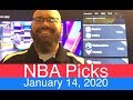 NBA Picks (1-14-20)  Pro Basketball Expert Predictions & Daily Betting Lines  Vegas Odds Analysis